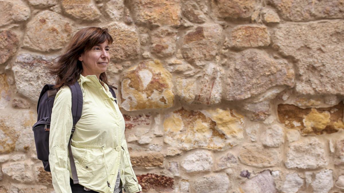 Yayo Herrero, en una visita a Zamora.