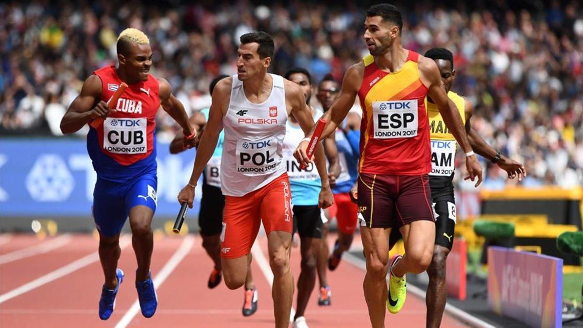 Samuel García, en el Mundial de Londres 2017