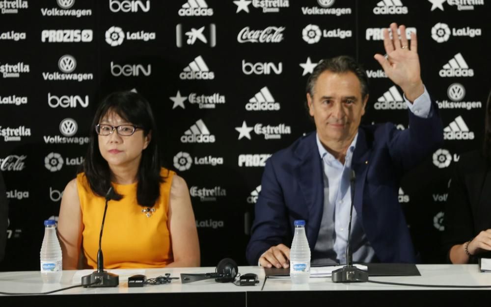 Presentación de Cesare Prandelli como entrenador del Valencia CF