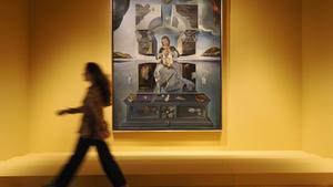 Pintada en el taller de Portlligat y expuesta por primera vez en Nueva York en 1950, estuvo en Europa por última vez en 2006. 