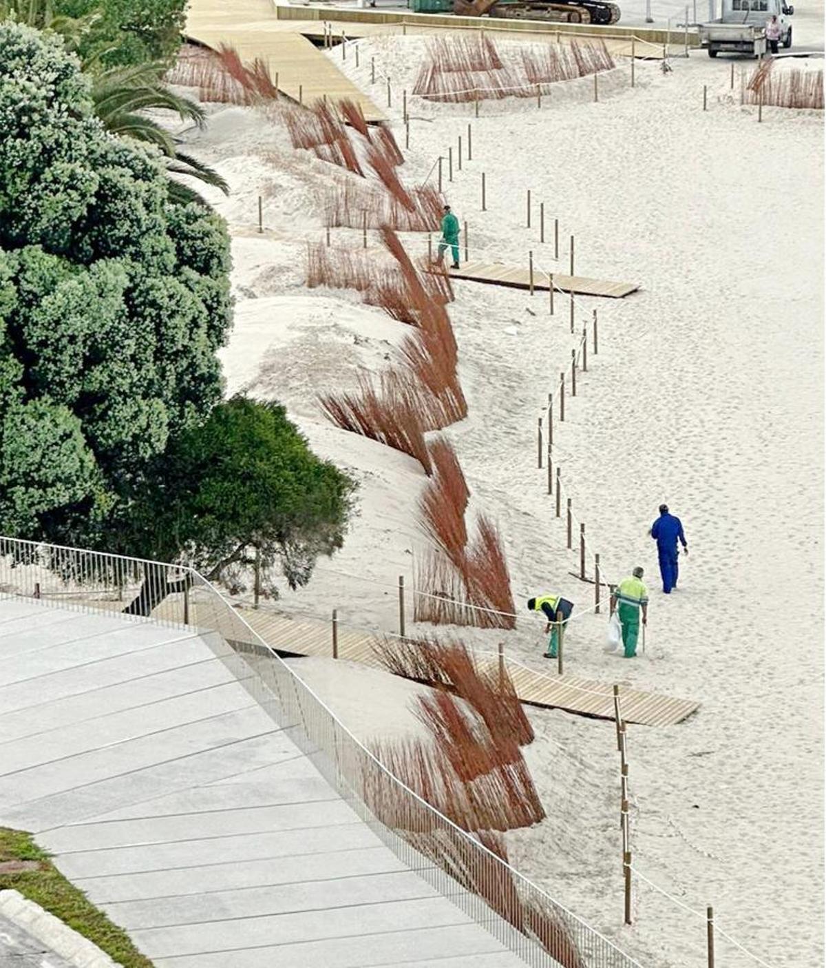 Mejora del entorno de la playa de Porto do Son