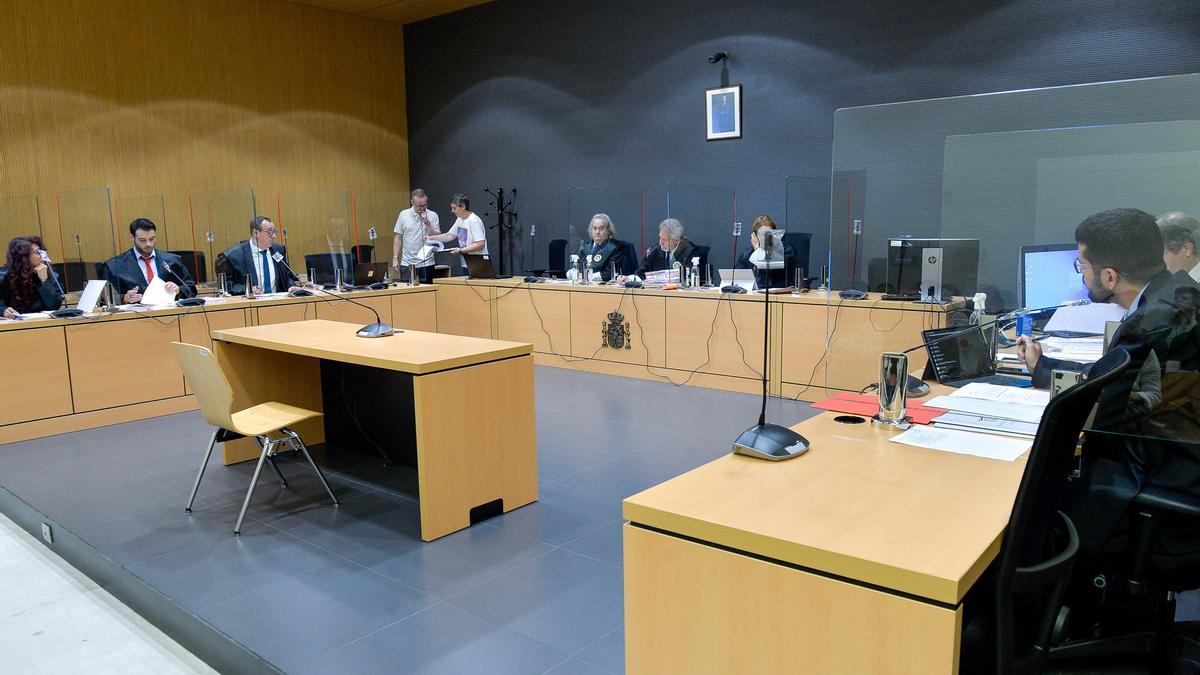 Transcurso de un juicio celebrado en octubre del año pasado en la Ciudad de la Justicia de Las Palmas de Gran Canaria.