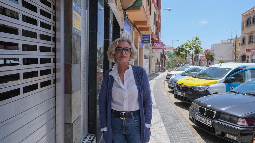 Conchy de Morales, presidenta de la zona comercial abierta de Tamaraceite: «Los políticos deberían darle menos importancia a los centros comerciales, que ya hay muchos»