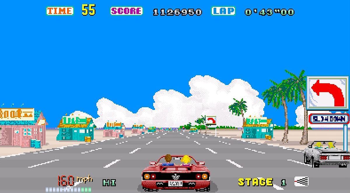 Un Ferrari, música electrónica y esos cielos de SEGA: Michael Bay dirigirá una película basada en Outrun
