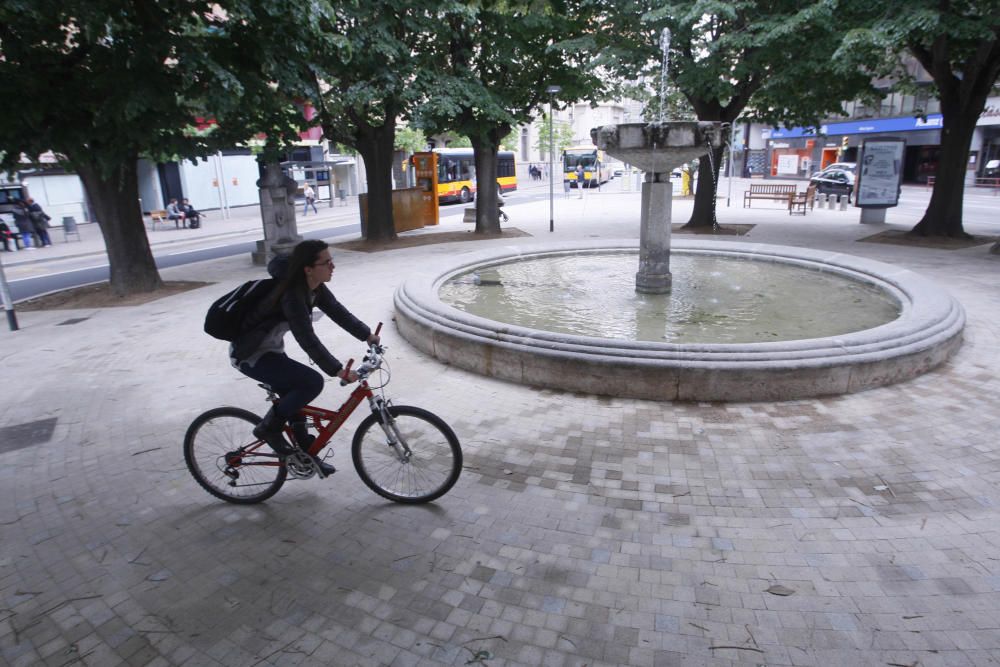 Reobren la plaça Marquès de Camps de Girona