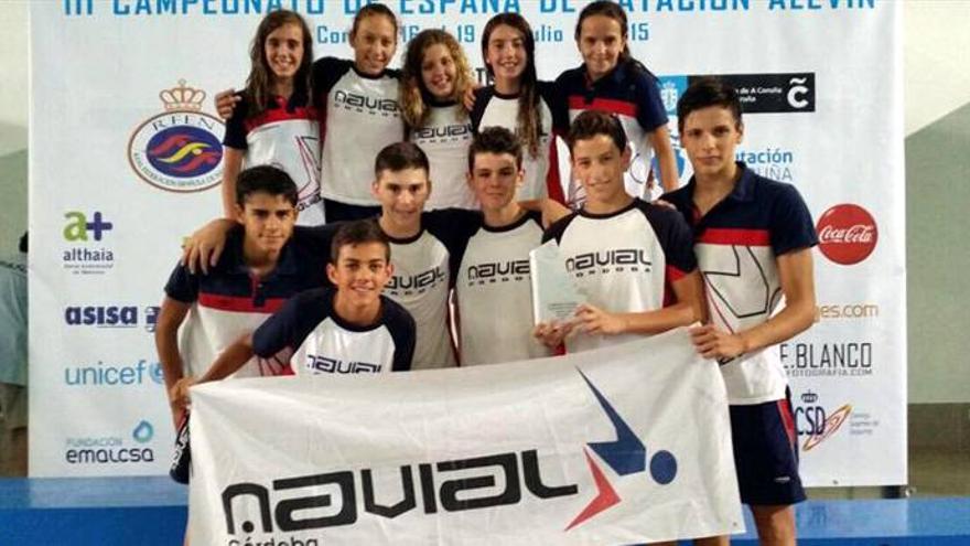 El Navial alevín masculino consigue la plata nacional