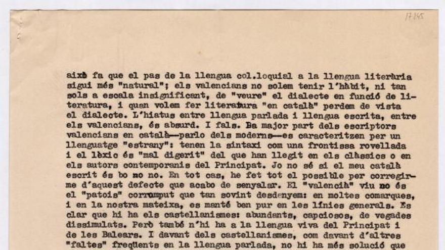 «La major part dels escriptors moderns valencians en català es caracteritzen per un llenguatge ‘estrany’»