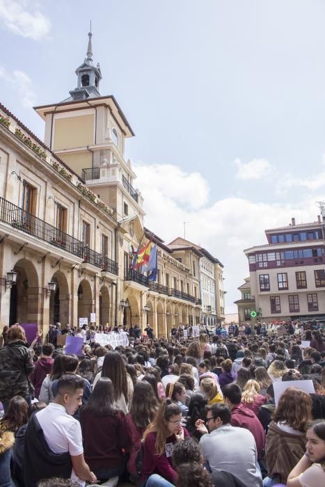 Manifestación en Oviedo.