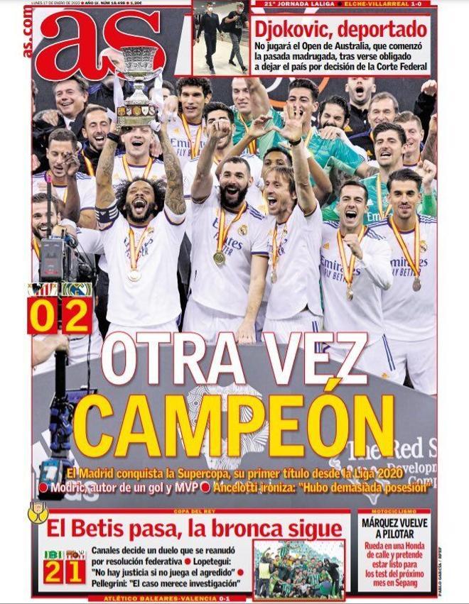 Las portadas de la prensa deportiva de hoy