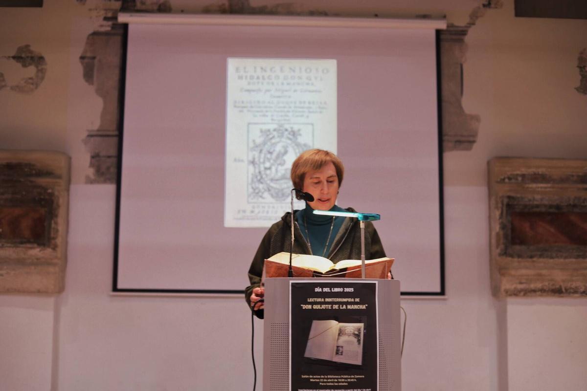 Zamora. lectura del Quijote