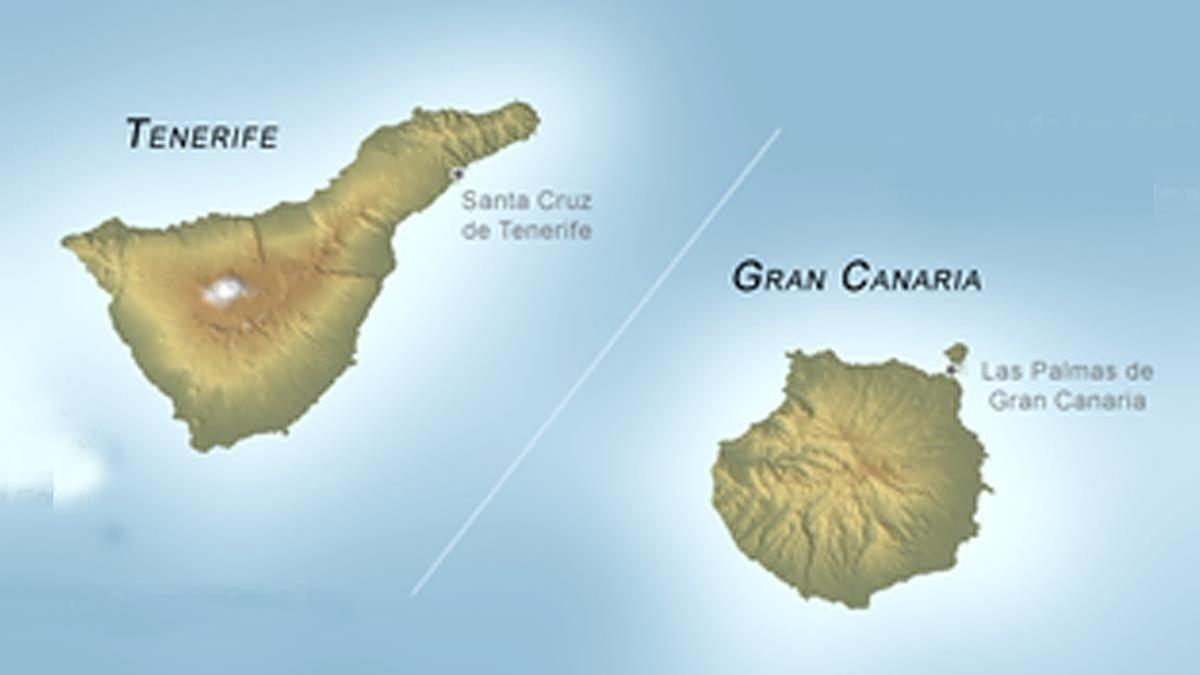 Un estudio sugiere la existencia de una gran falla entre Tenerife y Gran Canaria