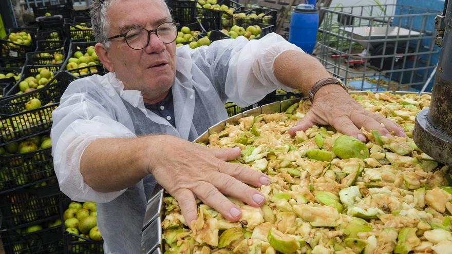 Un chubasco de manzanas