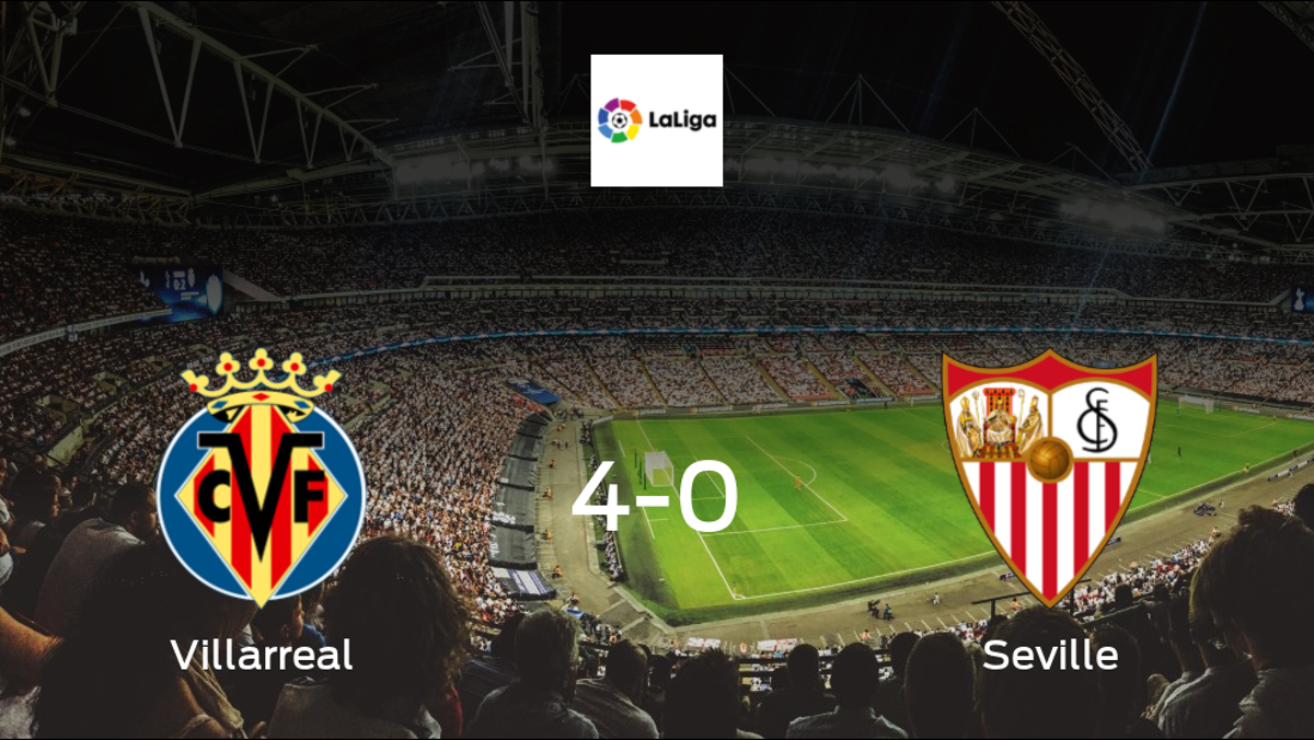 Villarreal blaze past Seville, scoring 4 at the Estadio de la Ceramica without reply