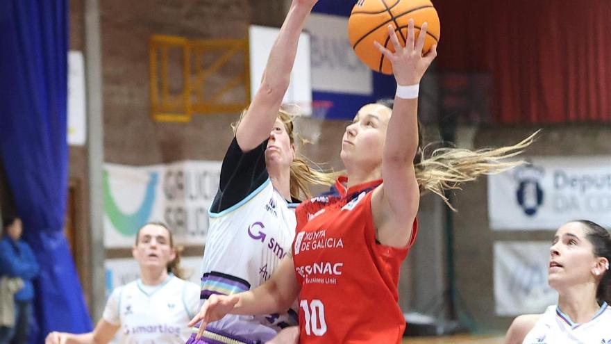 Josefina Zeballos, en un partido de Maristas.