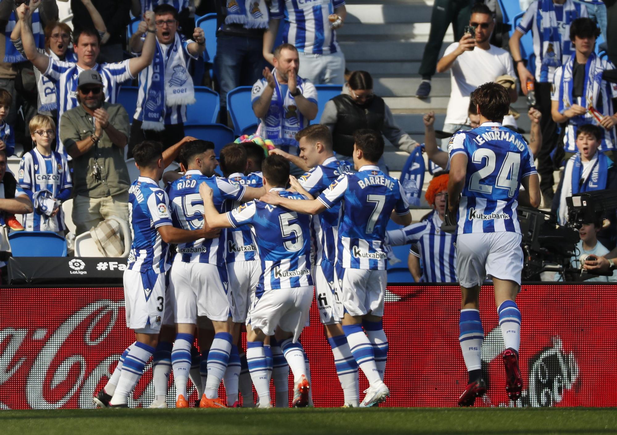 Todas las imágenes del partido entre la Real Sociedad y el Celta