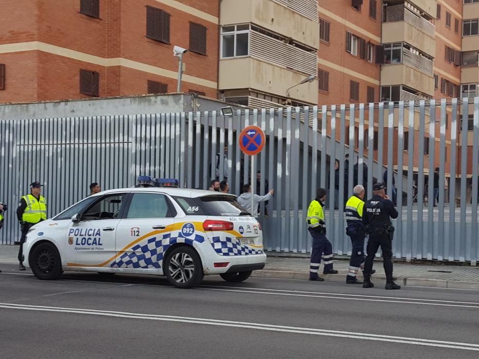 Incendio en la Comandancia de la Guardia Civil de Palma