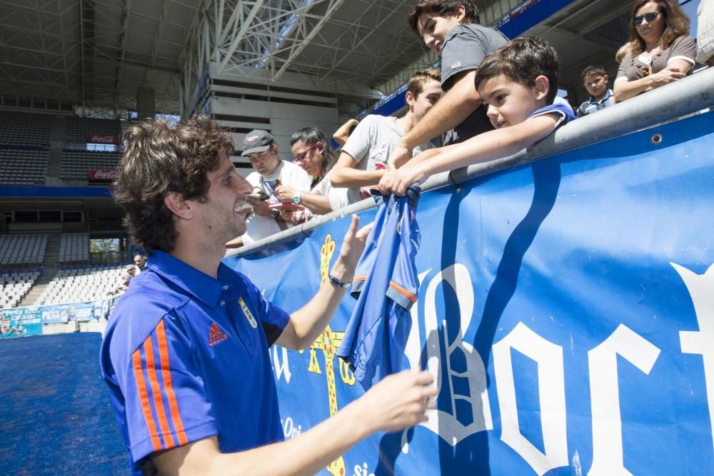 Presentación de Diego Fabbrini con el Real Oviedo