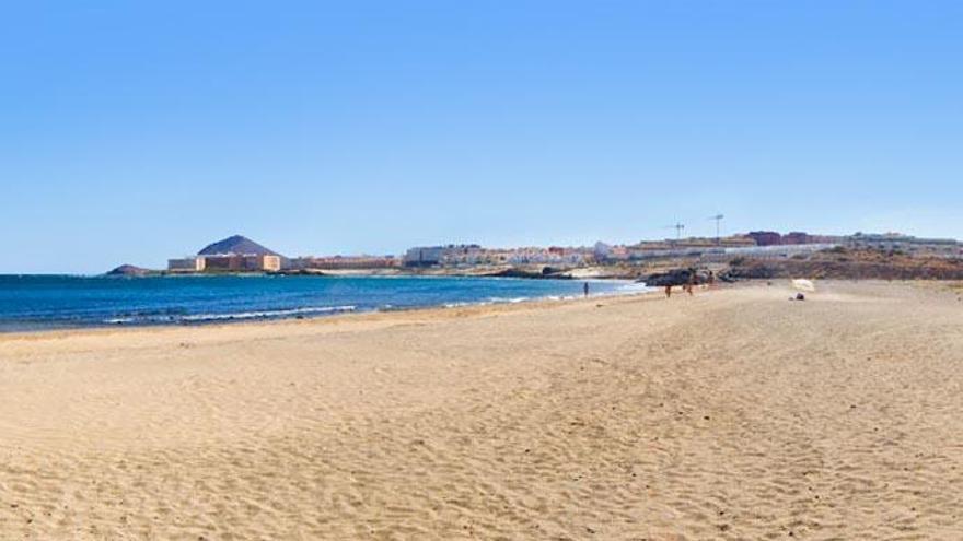 Una playa de Granadilla.