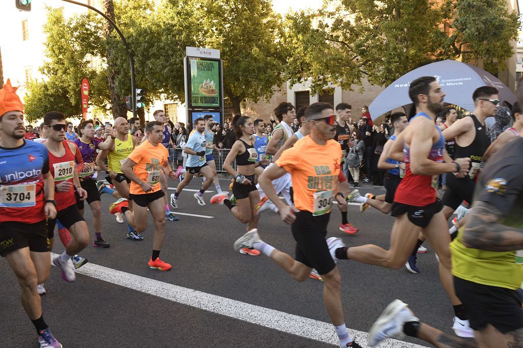 La San Silvestre 2025 en Murcia, en fotografías