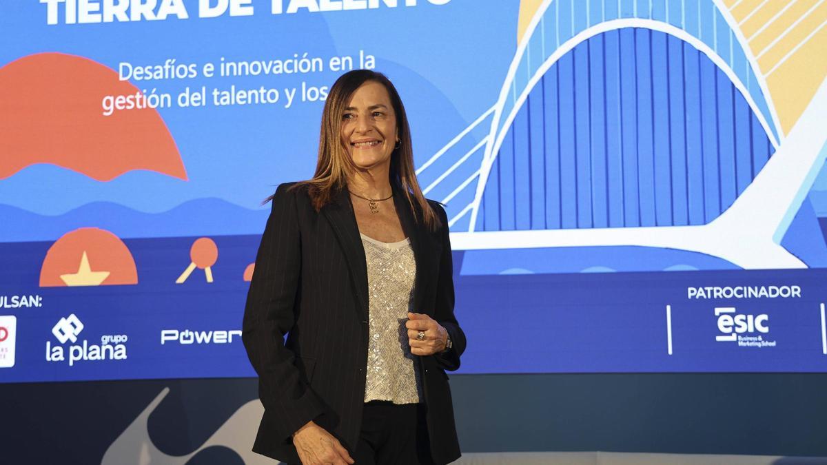 Eva Collado, durante su ponencia «Marca Personal, Profesional y Marca Corporativa: El binomio perfecto.