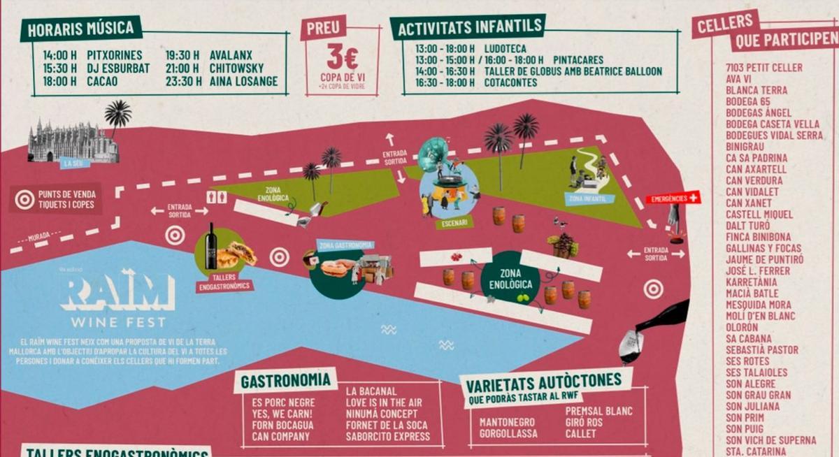 mapa raïm wine fest