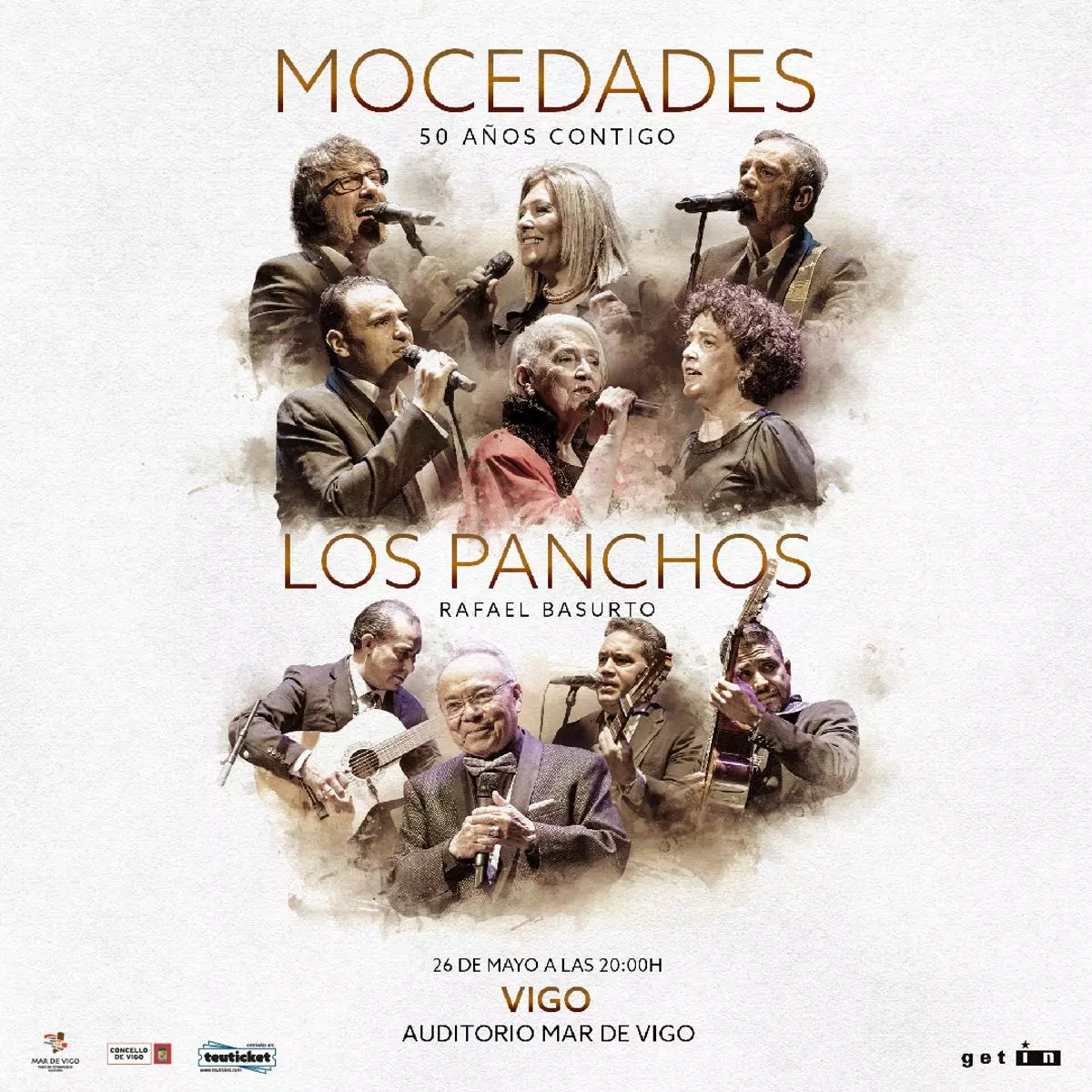 Mocedades celebrará sus 50 años con Los Panchos en Vigo