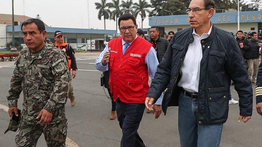 El presidente de Perú recorre la zona afectada por el terremoto de magnitud 8