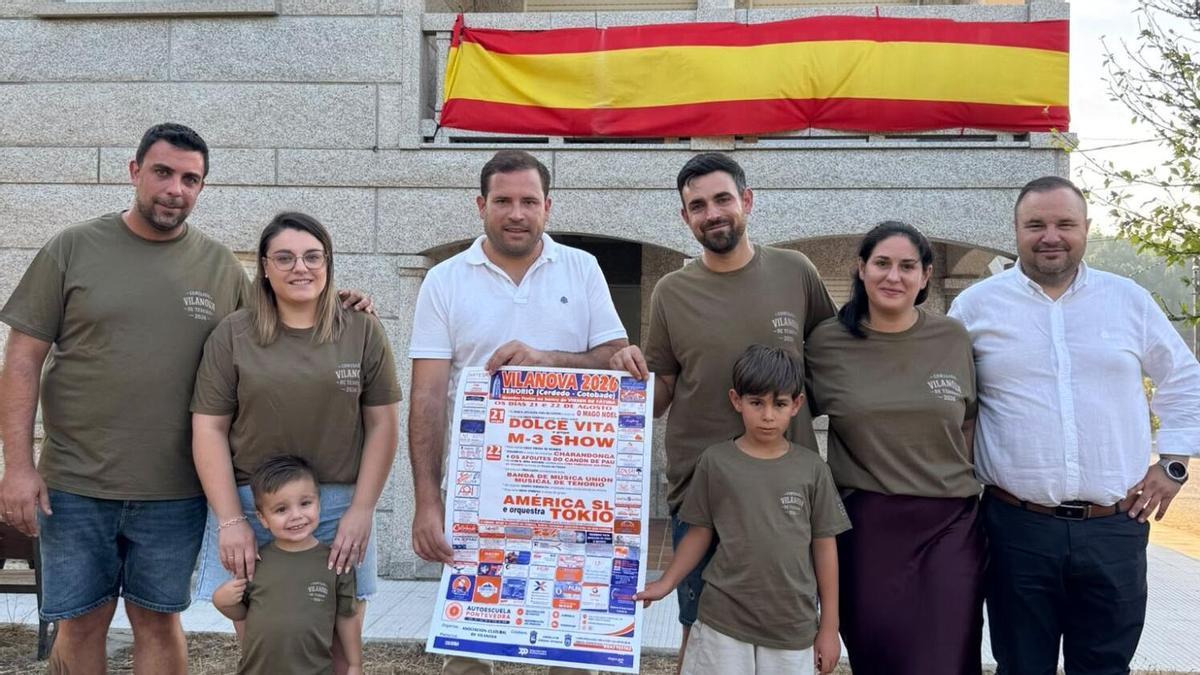 Alcalde y comisión presentaron las fiestas de Vilanova.