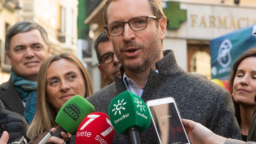 Javier Maroto, ayer en Granada.