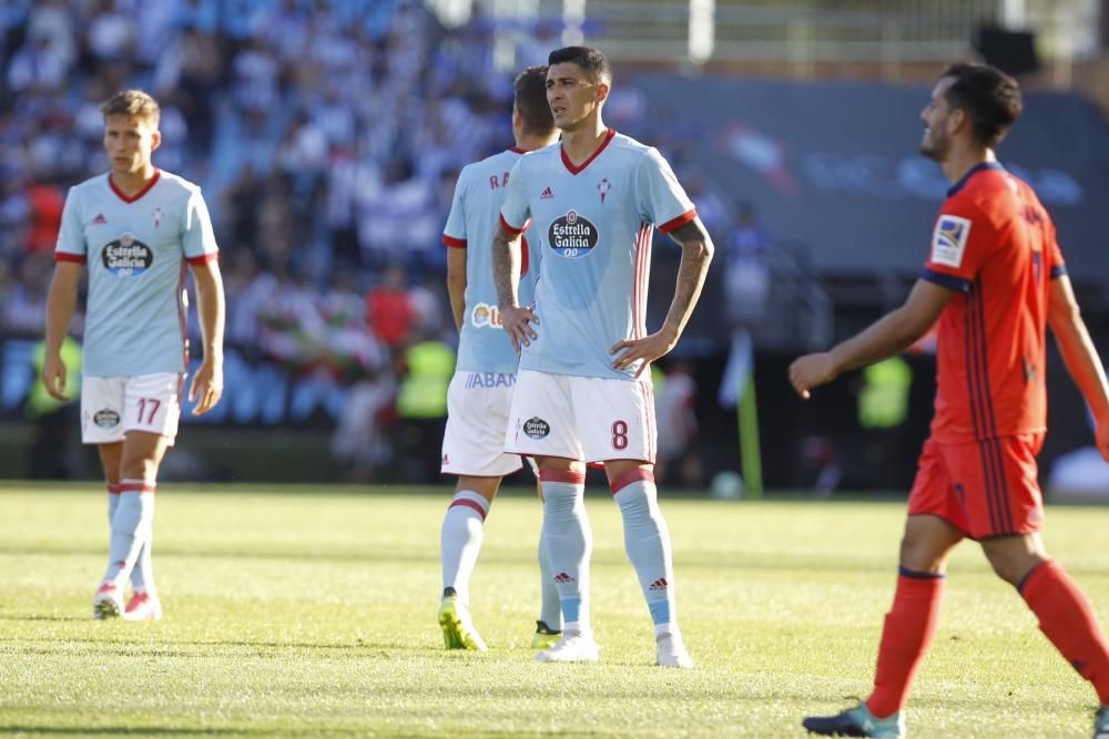 Las mejores imágenes del duelo entre el Celta y la Real Sociedad en el primer partido de Liga en Balaídos.