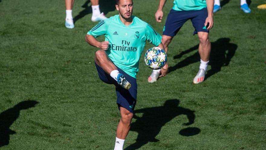 El Madrid espera  a Hazard para la caza de ‘Brujas’ en el Bernabéu