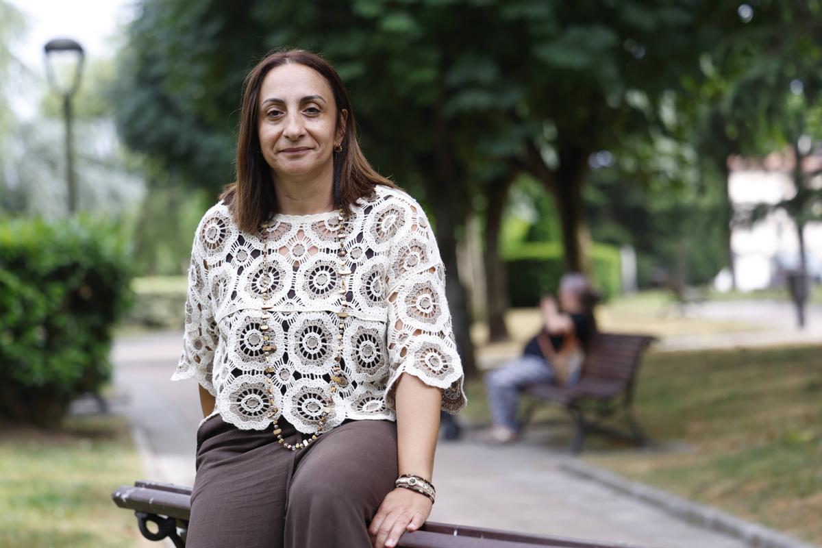 Foto a Sonia Chacón, con la enfermedad de Chiari, para la sección de enfermedades raras. En Lugo de Llanera