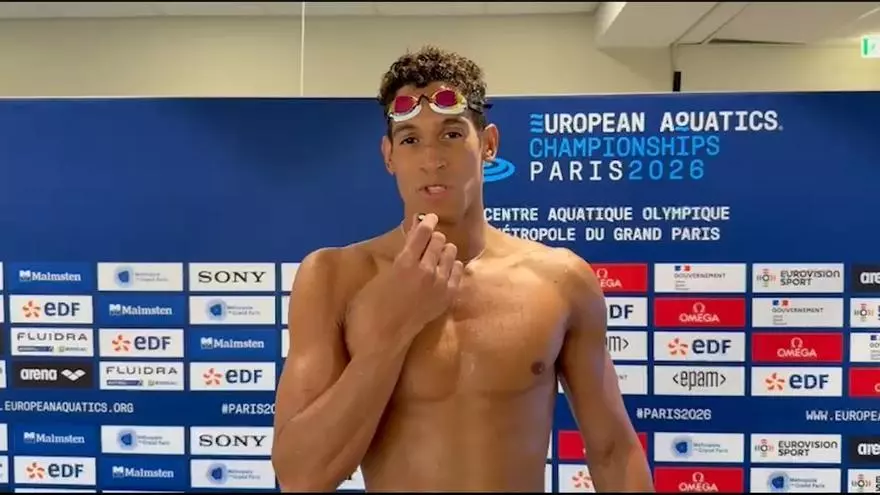 Hugo González, tras llegar a la final de 200 metros estilos europeos: "Queremos el mejor rendimiento"