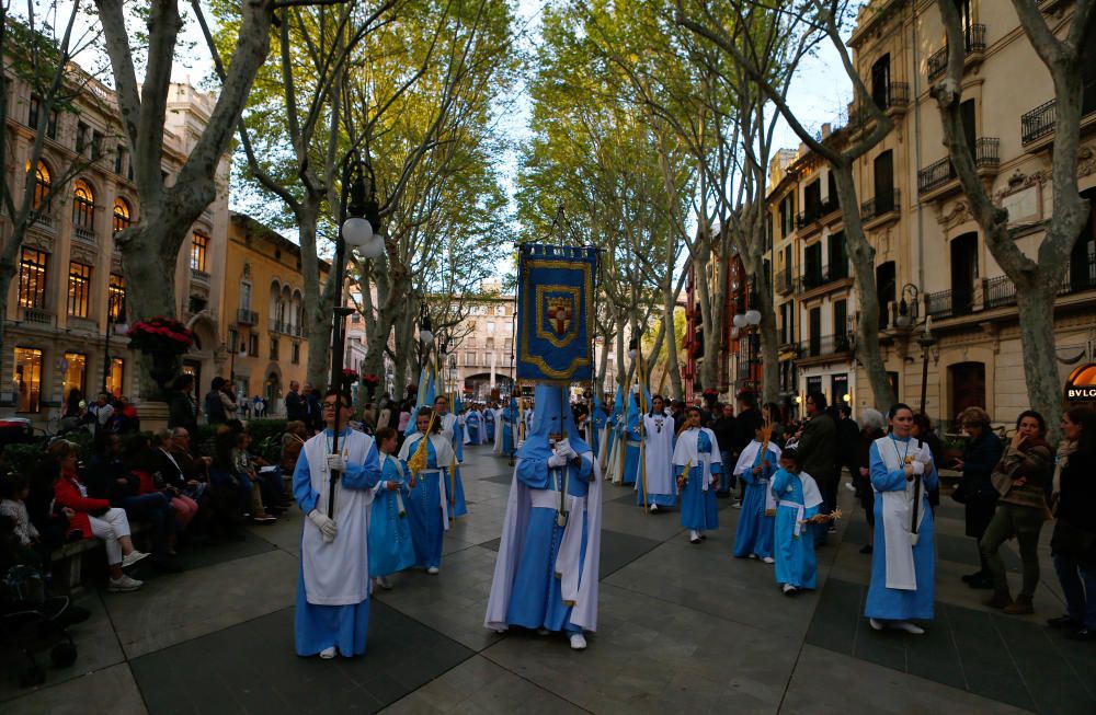 Büßerprozession am Palmsonntag in Palma de Mallorca