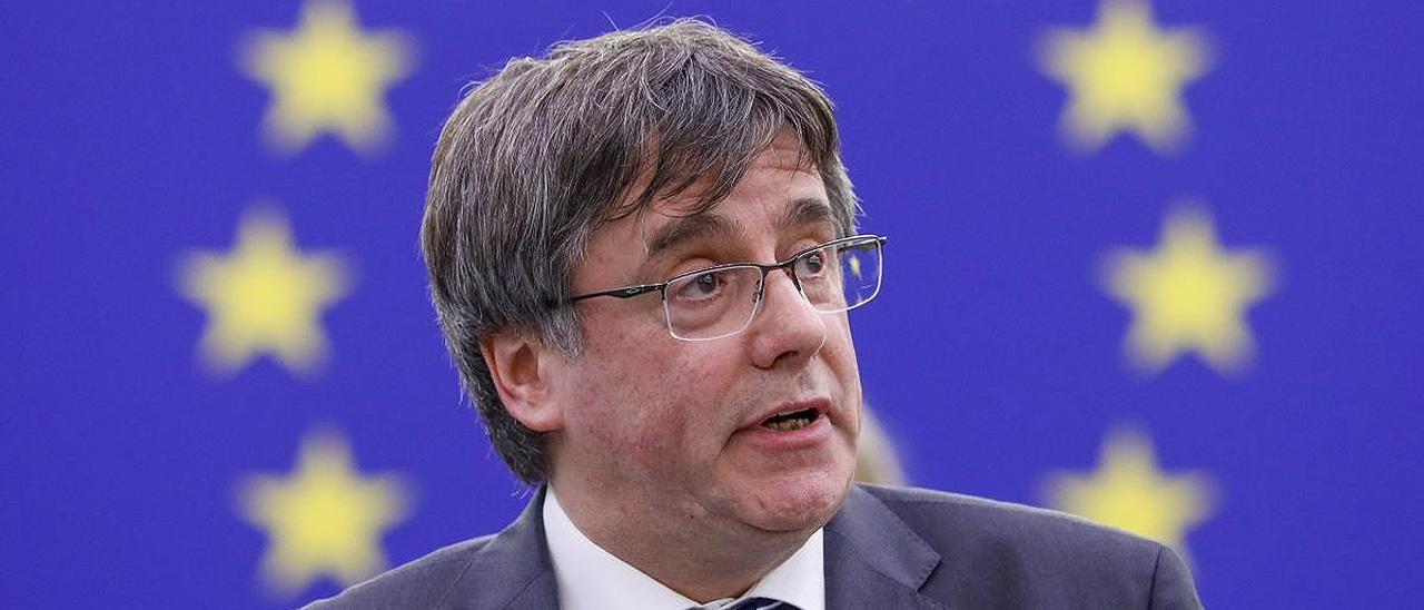 El &#039;expresident&#039; de la Generalitat de Cataluña Carles Puigdemont.