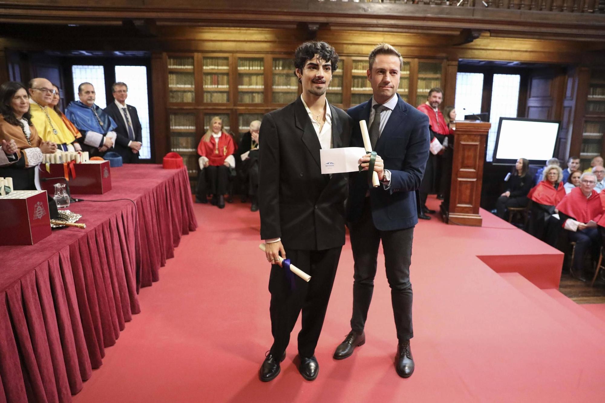 En imágenes: Así fue la entrega de premios a los mejores expedientes de la Universidad de Oviedo 2024