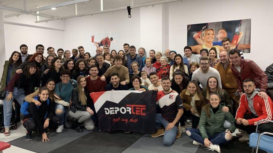 El equipo de Deportec recibió el premio emprendedor del mes de febrero de 2019. DEPORTEC