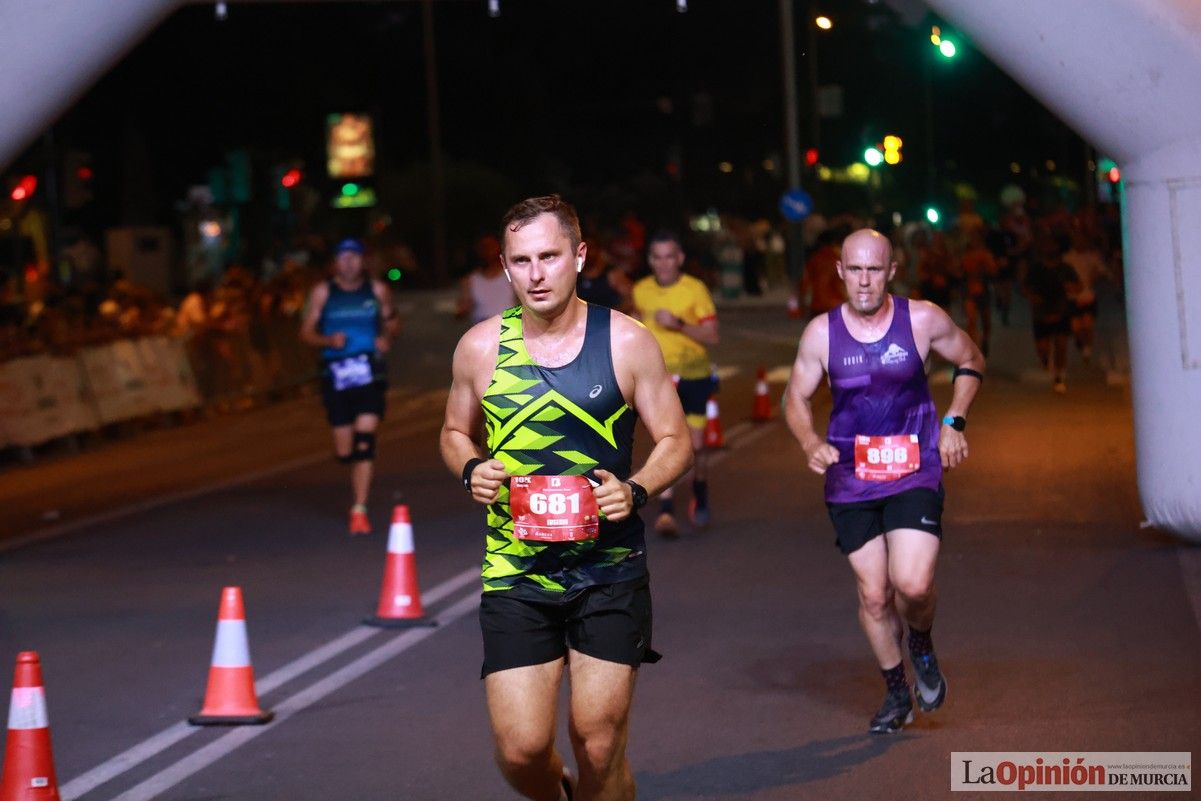 Las mejores imágenes de la carrera nocturna de Murcia