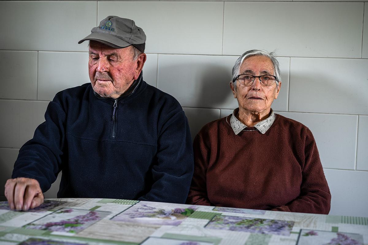 Eladio y Rosario, en Ponte, A Veiga (Ourense, 2024).