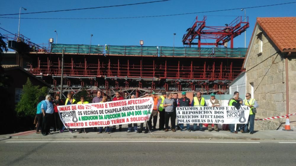 Obras de la ampliación del Puente de Rande