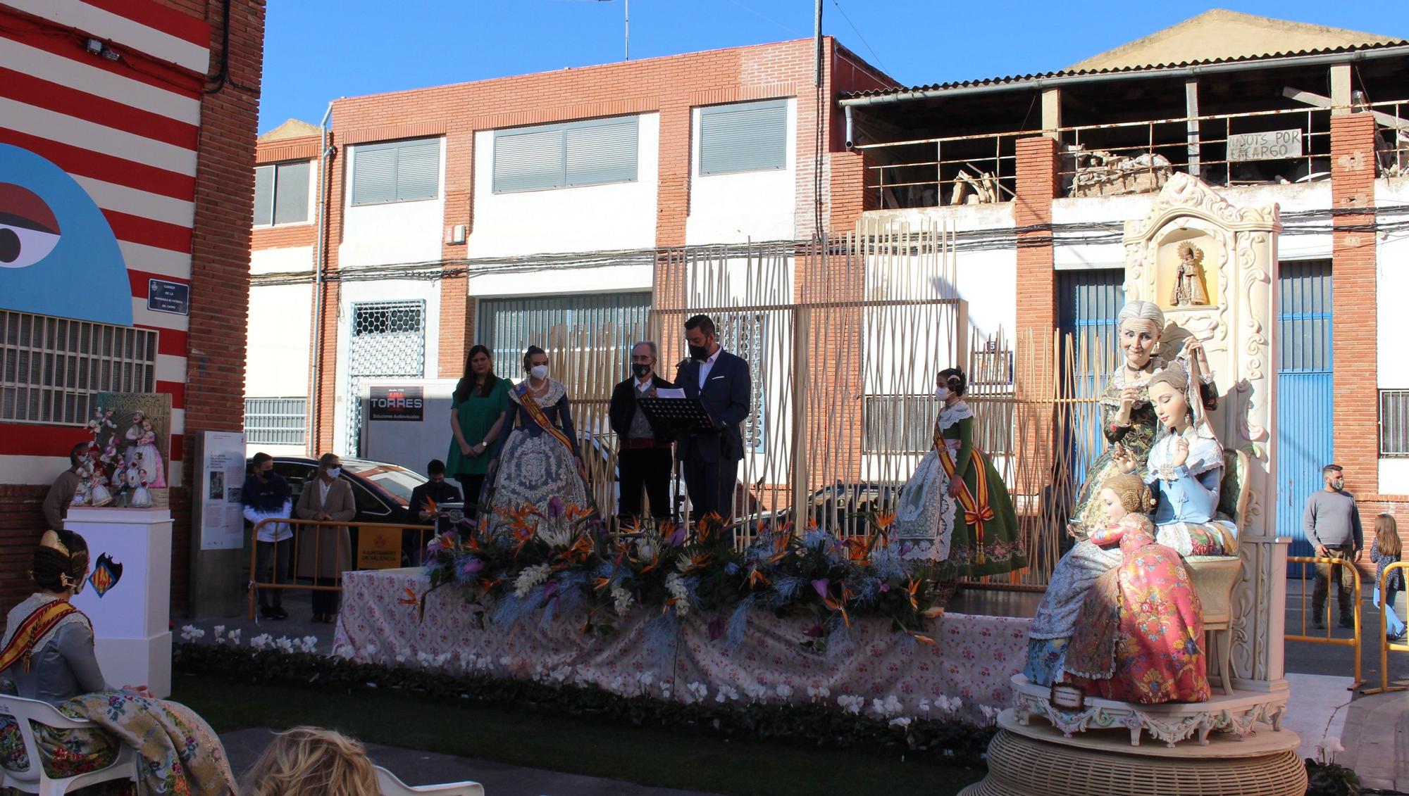 Homenaje a los "ninots indultats" de las Fallas 2020