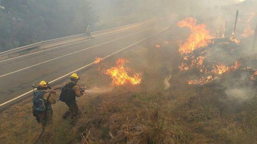 La Junta baja a nivel 0 el incendio de Navarredonda de Gredos (Ávila)