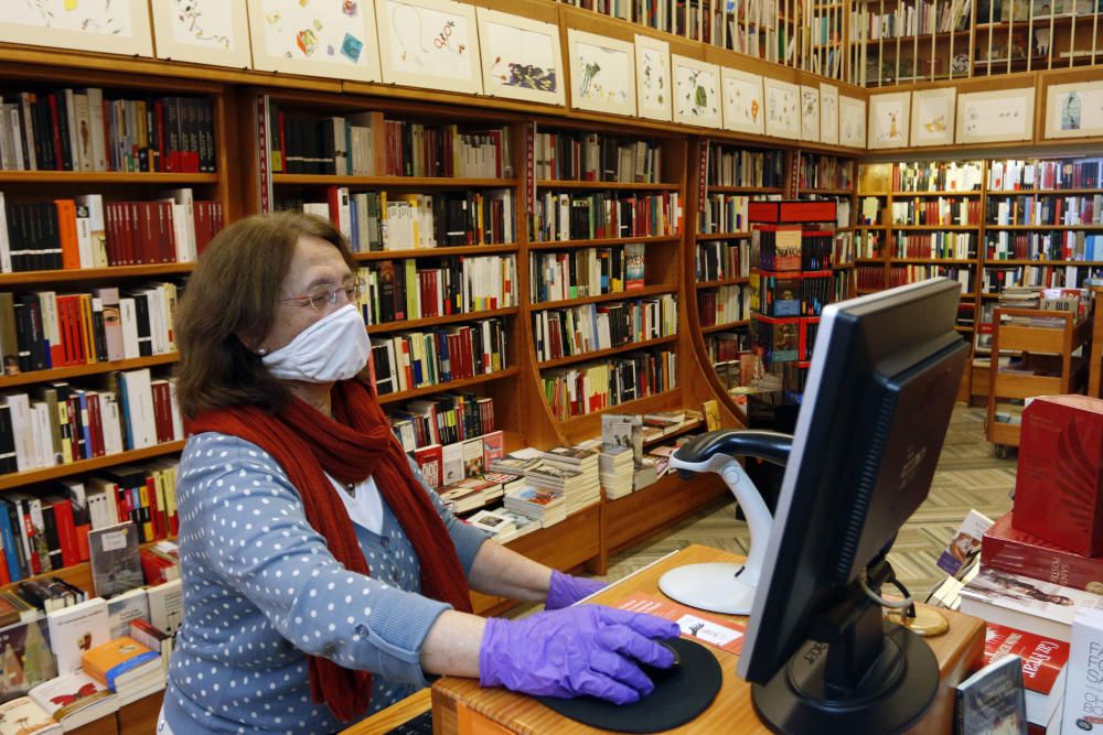 Apertura de librerías en Málaga con la fase 0.