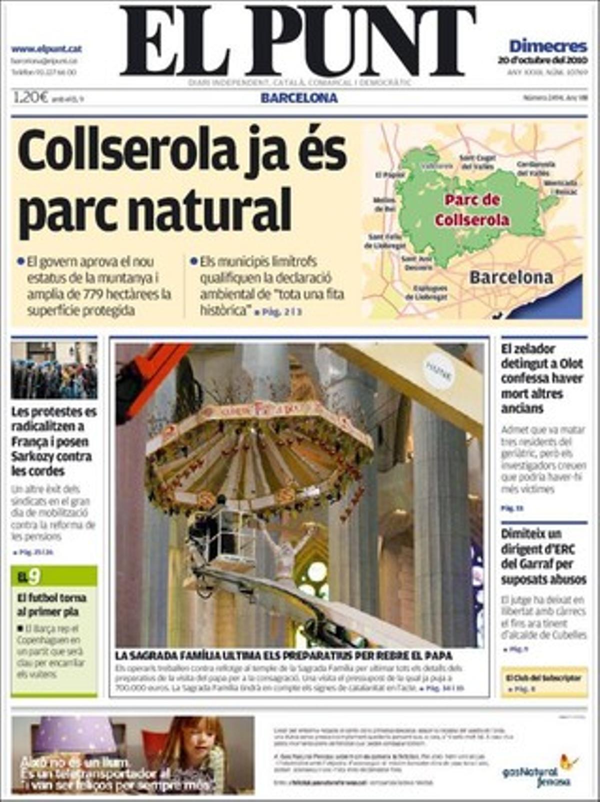 ’El Punt’ destaca a dins que l’Ajuntament de Martorell torna a reclamar que es canalitzi el riu Anoia, i que l’aeroport de Girona es queda sense la rebaixa de taxes.