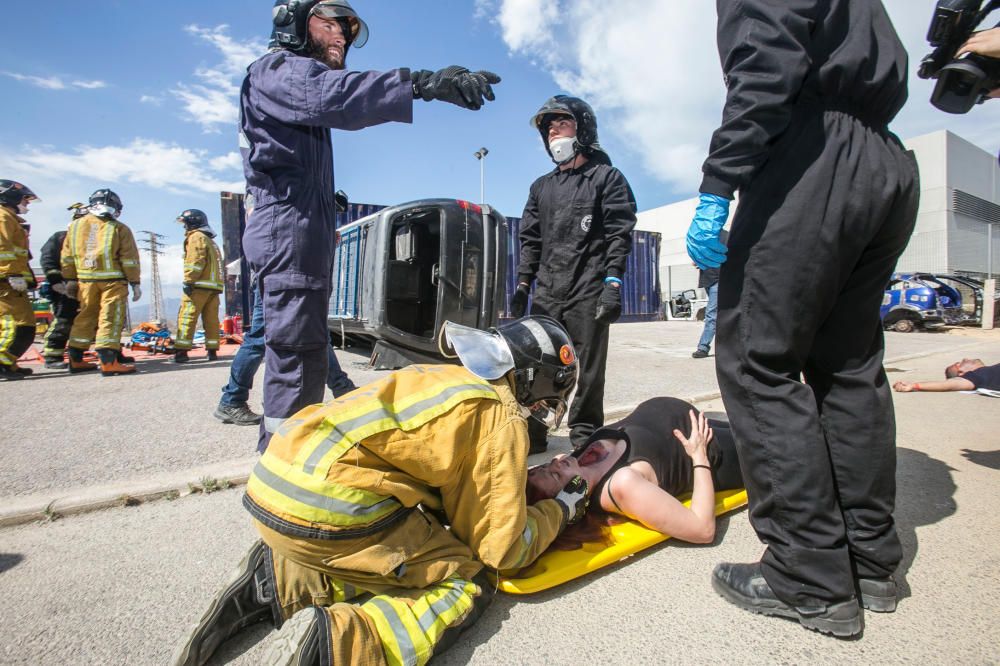 Simulacro de emergencias IES Leonado Da Vinci