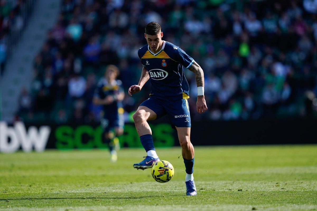 Roberto Fernández, delantero del RCD Espanyol