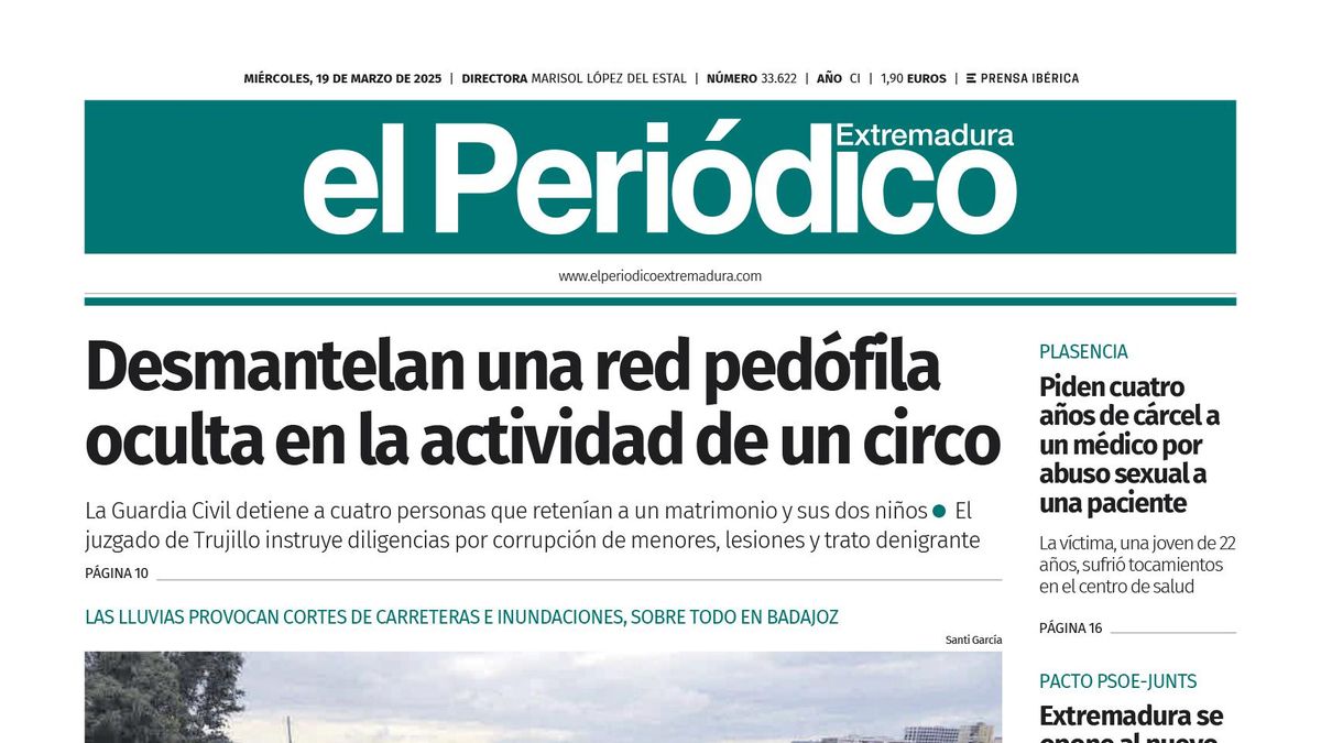 Consulta la portada correspondiente al día 19 de marzo de 2025