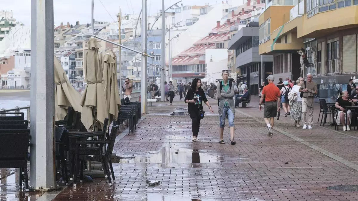 Así ha golpeado la borrasca Therese a Canarias: viento, incidencias y lluvias en varias islas