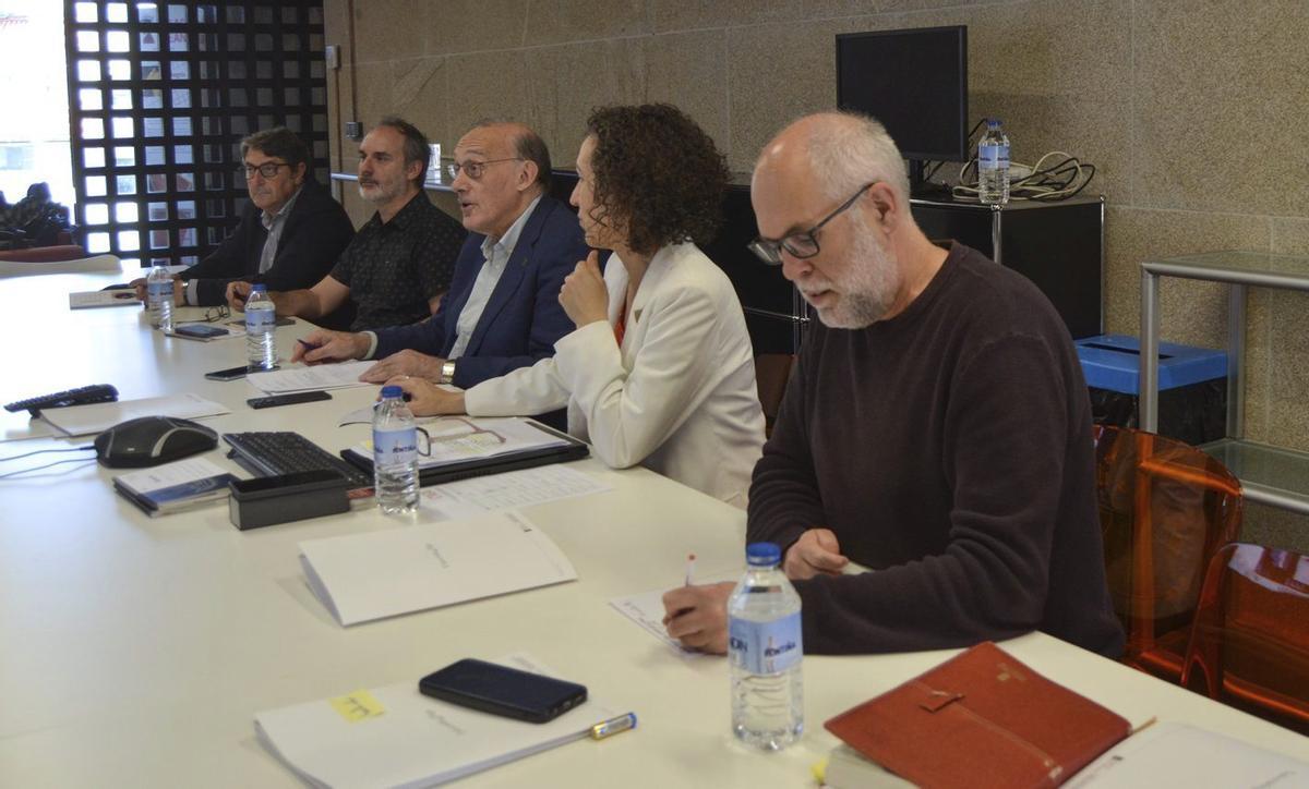 Reunión del comité consultivo social-empresarial, en Pontevedra.