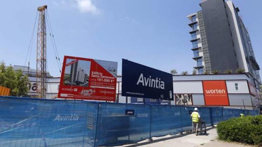 Promoción de 124 pisos que construye Avintia para Altamira junto al estadio del Levante.